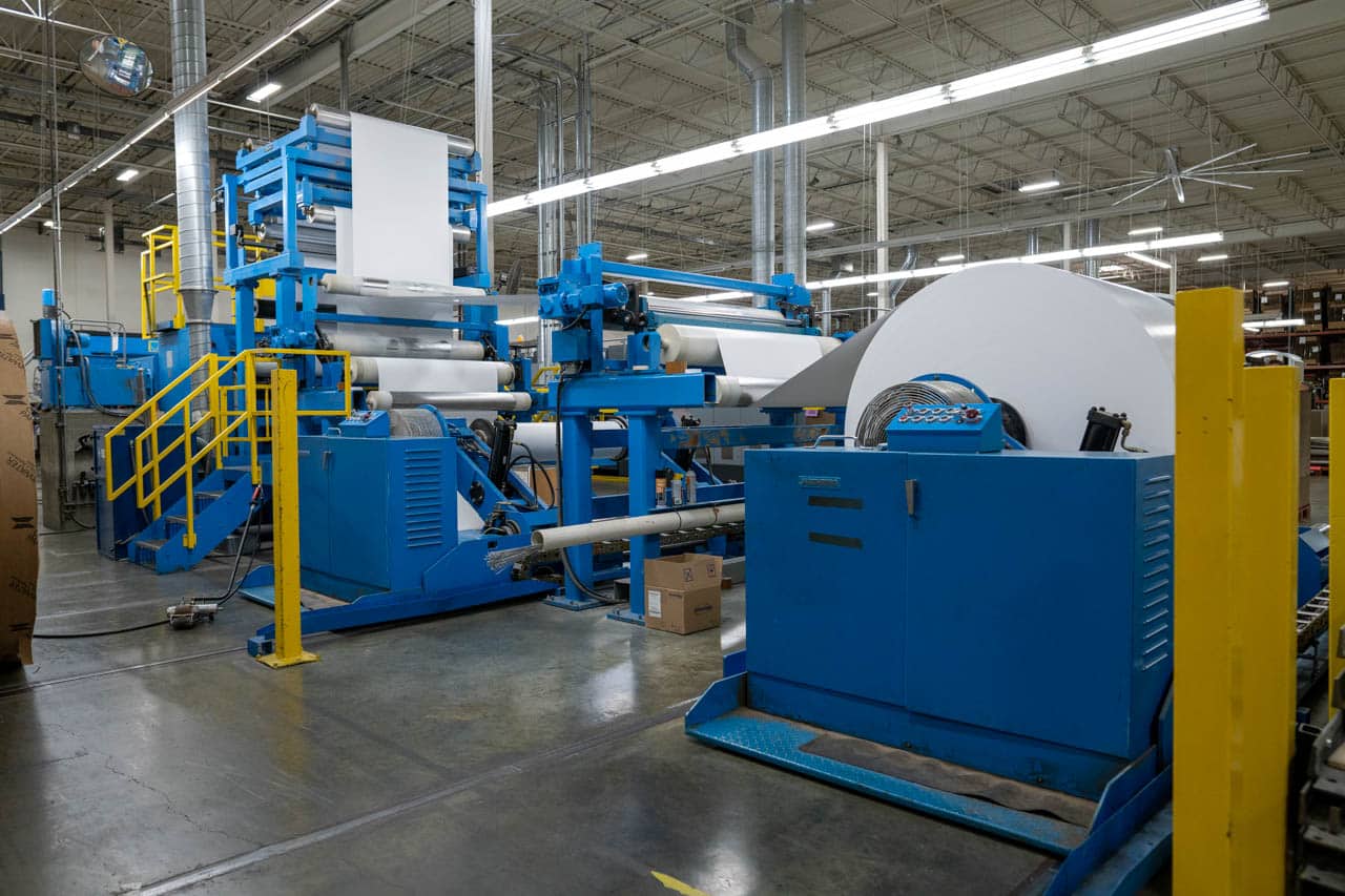A sheeter at a factory